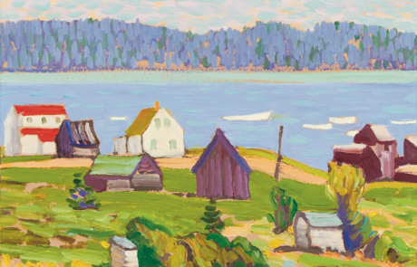Fishing Village Nova Scotia, Illingworth Kerr, 1975