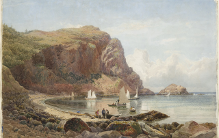 Lucius O'Brien - 1880 Eel Brook Bay Grand Manan