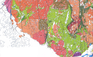 Figure 5: Portion of GSC geological map by Paul Hoffman et al Portion of GSC geological map by Paul Hoffman et al