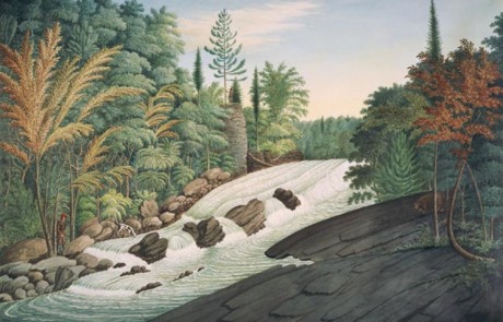 Image: A View on the River La Puce near Quebec, Thomas Davies, 1789