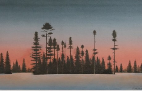 December Solstice: An Island Of Black Spruce - Date Unknown, Christopher Pratt