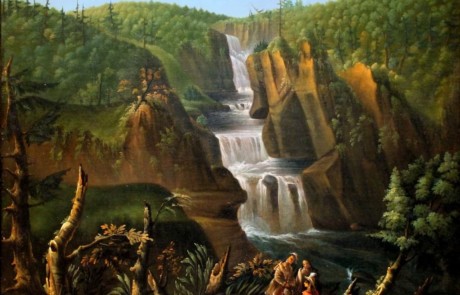 Image: Les Chutes de Saint Ferreol, Joseph Legare, Undated