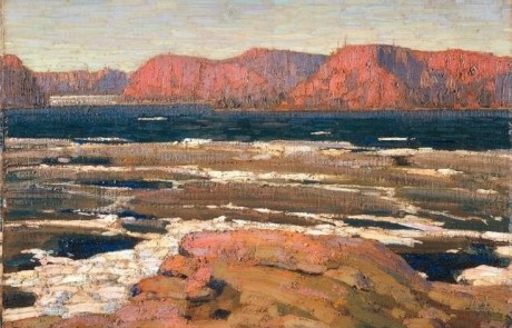 Image: Petawawa Gorge early spring, Tom Thomson, 1914