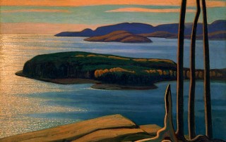Afternoon Sun North Shore Lake Superior - 1924 - by Lawren Harris