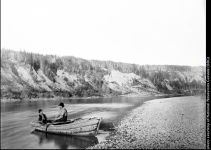 Figure 4: North Saskatchewan River above Edmonton, 1886.Photographer: J.B.Tyrrell (1886)
