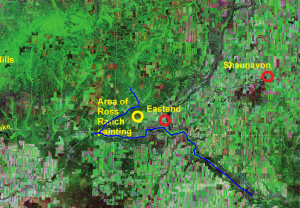 Figure 3: NASA Landsat 7 Satellite image (Summer, 2000)