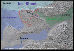Figures 4: Quaternary history map for The Gorges