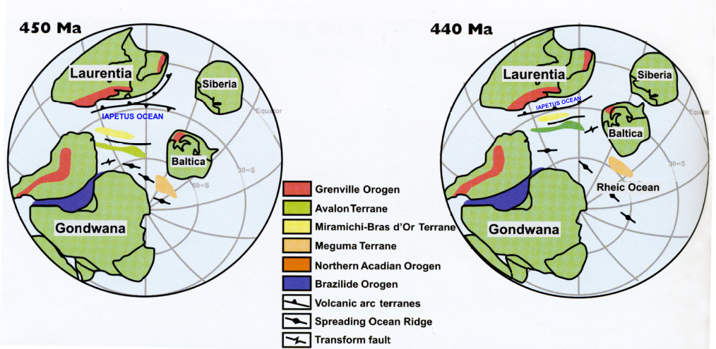 Figure 7 plate reconstruction for plate movement during closing of Iapetus Ocean